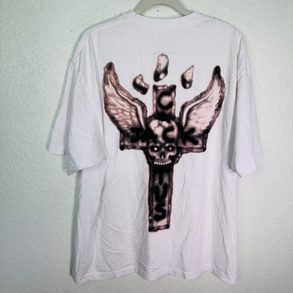 Cactus Jack Travis Scott Jackboys 2 Shirt Mens XXL Cross Skull Wings 2XL 2025 - Picture 2 of 11